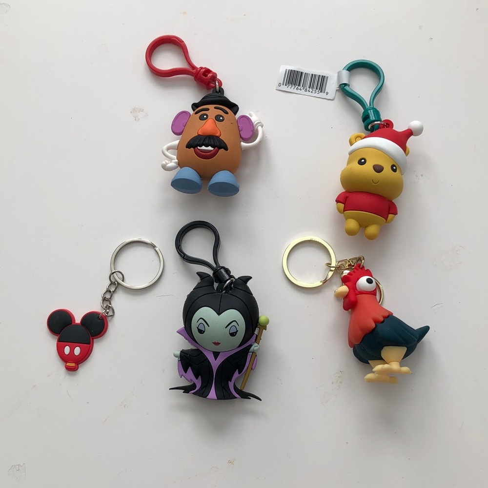 🧡 Choose By Size Disney Character Keychain